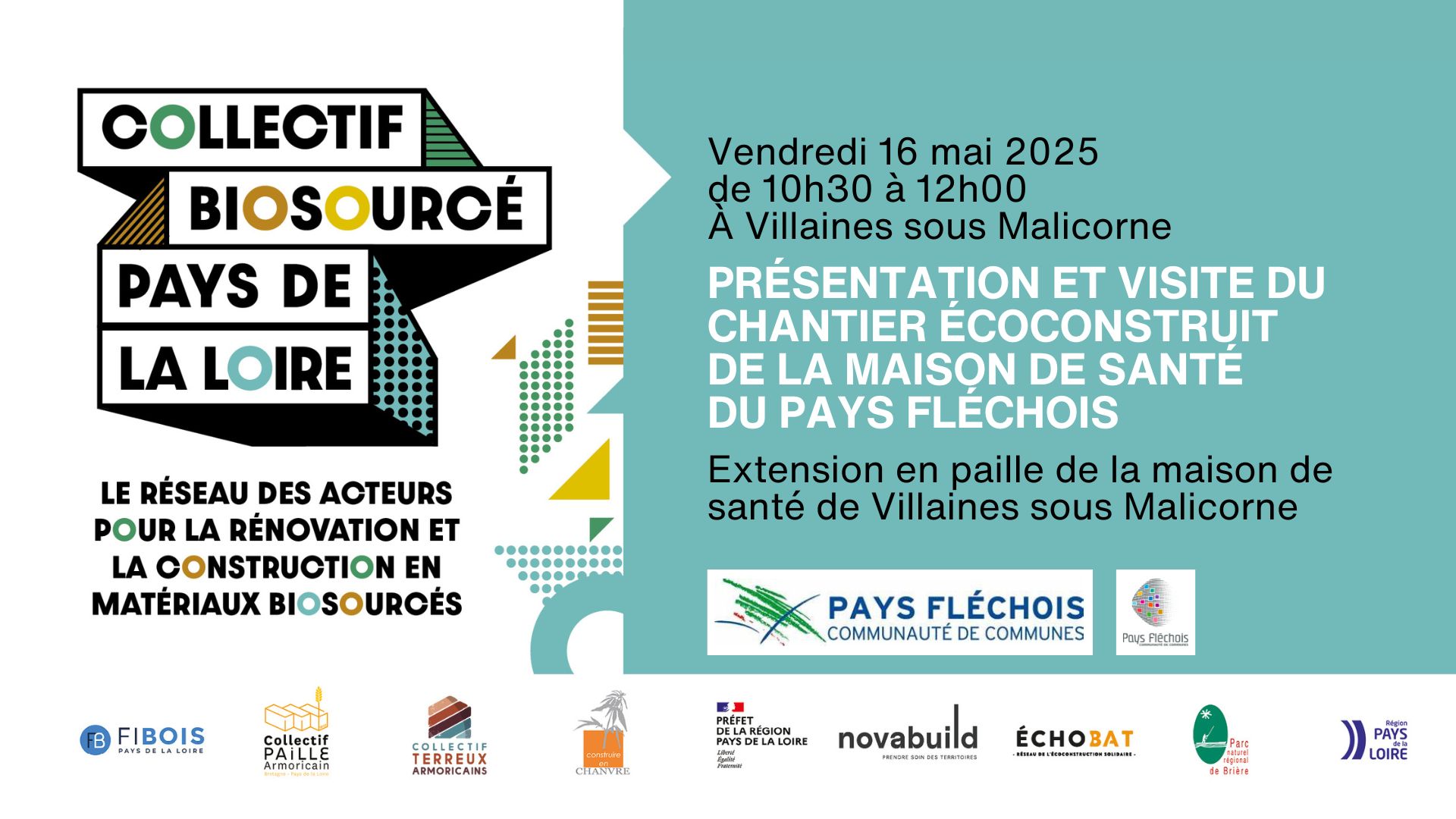 Visite : Extension en construction de la Maison de santé du pays fléchois